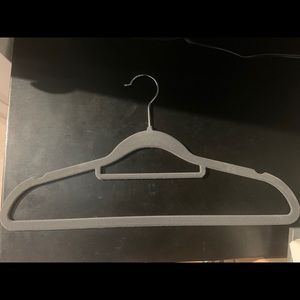 Grey Velvet Clothing Hangers set of 20